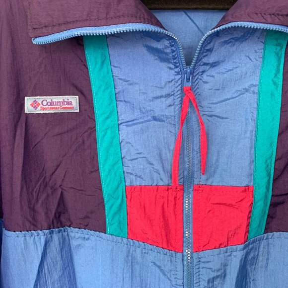 ⛰ Columbia Vintage 90s Colour Block Jacket - Picture 5 of 7